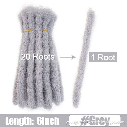 Fast shipping Soft Handmade Faux Locs Synthetic Dreadlocks Dirty Crochet Braiding Hair Extension